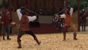Linkshänder im Mittelalter: Schwertkämpfer der Landshuter Hochzeit 2017